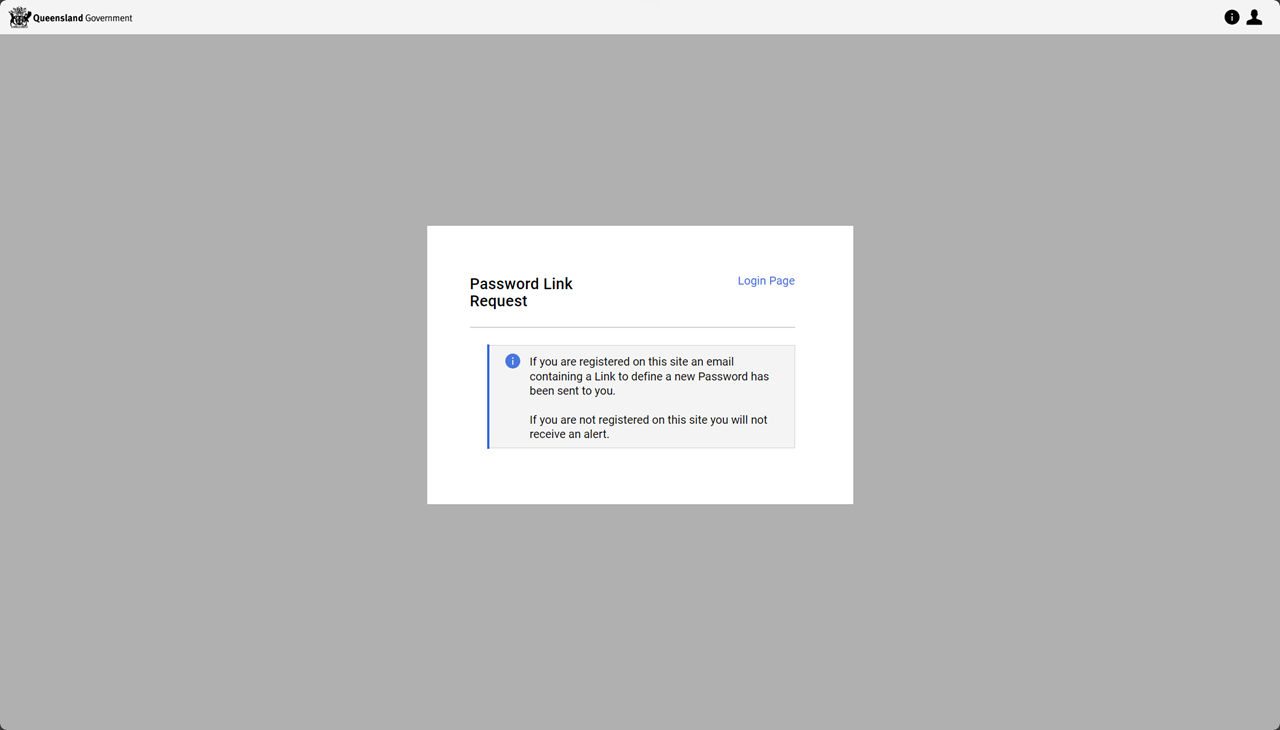 Reset a forgotten password